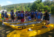 Obrázek k aktualitě Vodácký kurz tříd IT3C, IT3B a IT3A