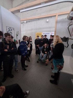 Exkurze žáků střední školy na téma 